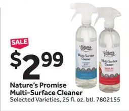 Stop&Shop Nature's Promise Multi-Surface Cleaner offer