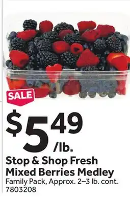 Stop&Shop Stop & Shop Fresh Mixed Berries Medley offer