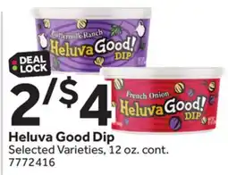 Stop&Shop Heluva Good Dip offer