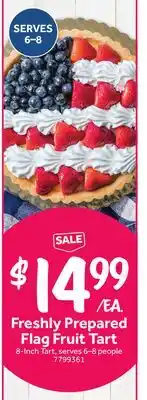 Stop&Shop Freshly Prepared Flag Fruit Tart offer
