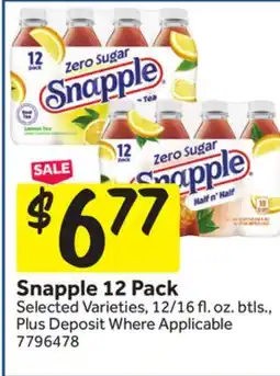 Stop&Shop Snapple offer