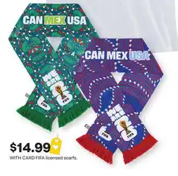 CVS FIFA licensed scarfs offer