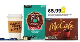CVS ALL McCafé, La Colombe, Green Mountain or Donut Shop K-Cups 10 ct offer