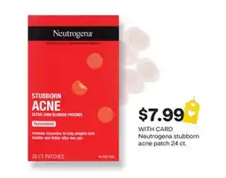 CVS Neutrogena stubborn acne patch 24 ct offer