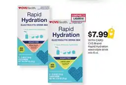 CVS CVS Brand Rapid Hydration electrolyte drink mix 6 ct offer
