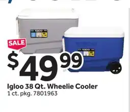 Stop&Shop Igloo 38 Qt. Wheelie Cooler offer