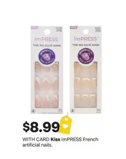 CVS Kiss imPRESS French artificial nails offer