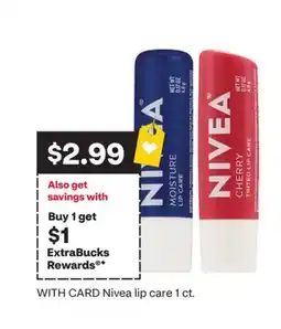 CVS NIVEA lip care 1 ct offer