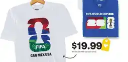 CVS FIFA licensed t-shirts offer
