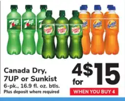 ACME Canada Dry, 7UP or Sunkist offer