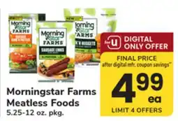 ACME Morningstar Farms Meatless Foods offer