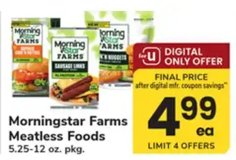 ACME Morningstar Farms Meatless Foods offer