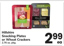 ACME Hillshire Snacking Plates or Wheat Crackers offer