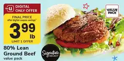 ACME 80% Lean Ground Beef offer