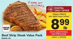 ACME Beef Strip Steak Value Pack offer