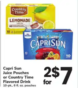 ACME Capri Sun Juice Pouches or Country Time Flavored Drink offer