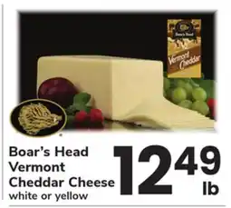 ACME Boar's Head Vermont Cheddar Cheese offer