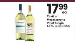 ACME Cavit or Mezzacorona Pinot Grigio offer