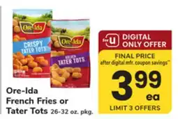 ACME Ore-Ida French Fries or Tater Tots offer