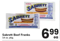 ACME Sabrett Beef Franks offer