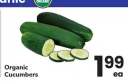 ACME Organic Cucumbers offer