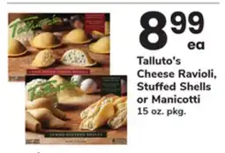 ACME Talluto's Cheese Ravioli, Stuffed Shells or Manicotti offer