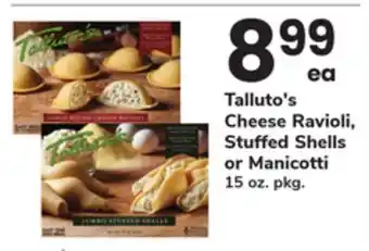 ACME Talluto's Cheese Ravioli, Stuffed Shells or Manicotti offer