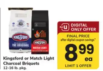 ACME Kingsford or Match Light Charcoal Briquets offer