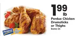 ACME Perdue Chicken Drumsticks or Thighs offer