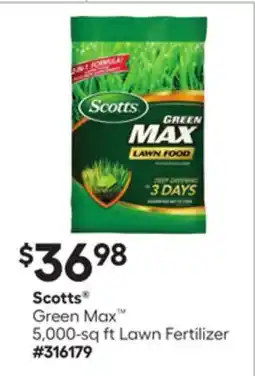 Lowe's Green Max 5,000-sq ft Lawn Fertilizer offer