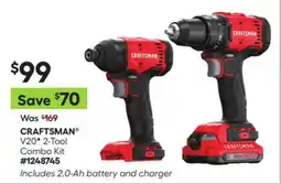 Lowe's V20F 2-Tool Combo Kit offer