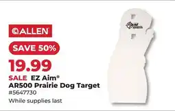 Runnings Allen EZ Aim AR500 Prairie Dog Target offer