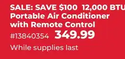 Runnings Perfect Aire 12,000 BTU Portable Air Conditioner with Remote Control offer