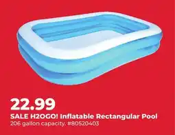 Runnings H2OGO! Inflatable Rectangular Pool offer