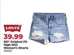 Runnings Levi's 501 Original Fit High Rise Women's Shorts offer