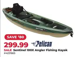 Runnings Pelican Sentinel 100X Angler Fishing Kayak offer