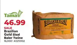 Runnings TAMA Brazilian Gold Sisal Baler Twine offer