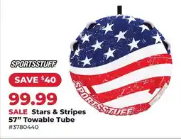 Runnings Sportsstuff Stars & Stripes 57 Towable Tube offer