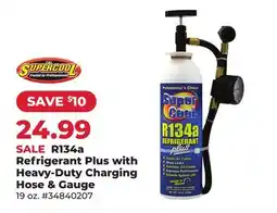 Runnings Supercool R134a Refrigerant Plus with Heavy-Duty Charging Hose & Gauge offer