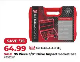 Runnings STEELCORE 95 Piece 3/8 Drive Impact Socket Set offer