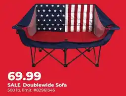Runnings Black Sierra Doublewide Sofa offer