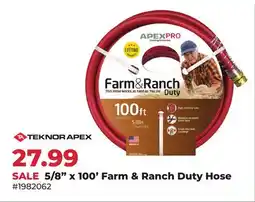 Runnings TEKNOR APEX 5/8 x 100' Farm & Ranch Duty Hose offer