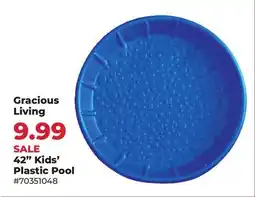 Runnings Gracious Living 42 Kids' Plastic Pool offer