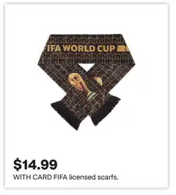 CVS FIFA licensed scarfs offer