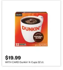 CVS Dunkin' K-Cups 32 ct offer