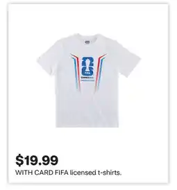 CVS FIFA licensed t-shirts offer
