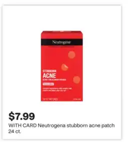 CVS Neutrogena stubborn acne patch offer