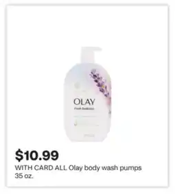 CVS ALL Olay body wash pumps 35 oz offer