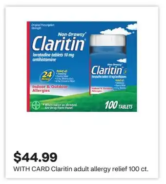 CVS Claritin adult allergy relief 100 ct offer