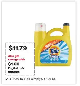 CVS Tide Simply offer